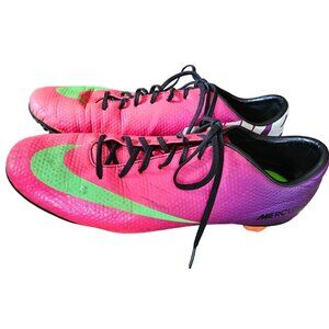 Nike Mercurial Veloce FG Mens Soccer Cleats Shoes Sz 11.5 Purple Pink 555447-635